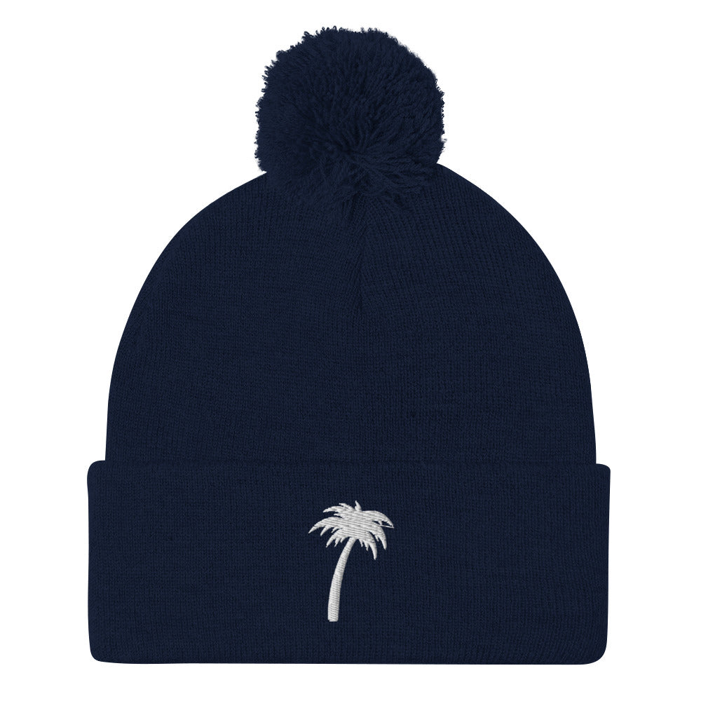 Palm Tree | Pom-Pom Beanie