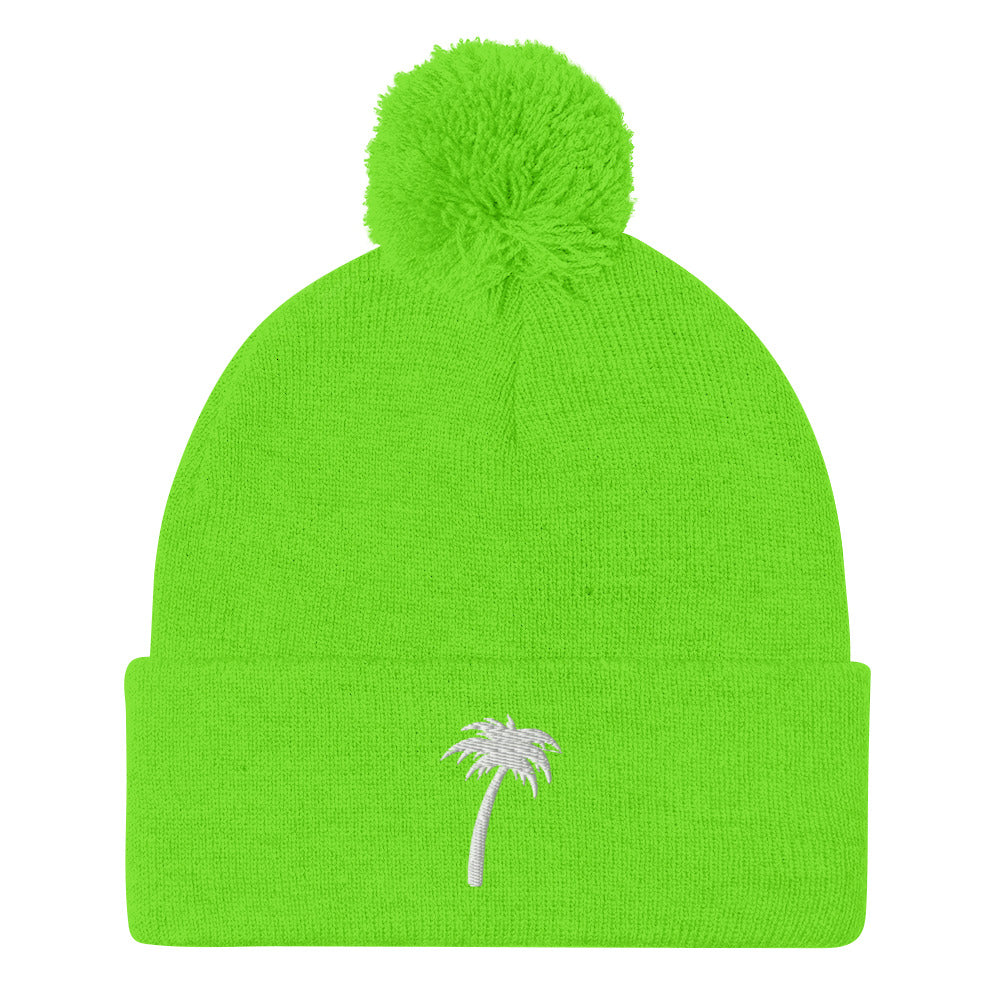 Palm Tree | Pom-Pom Beanie