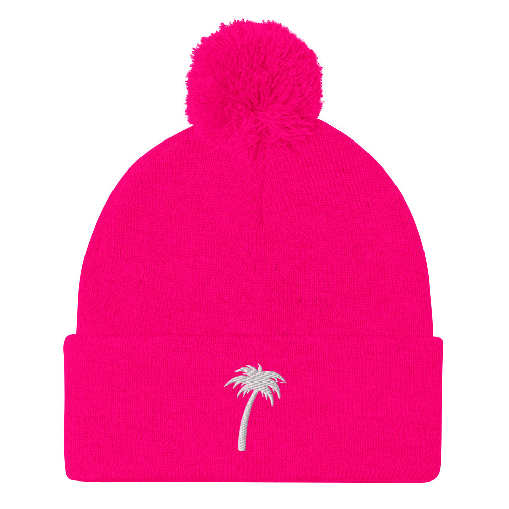 Palm Tree | Pom-Pom Beanie